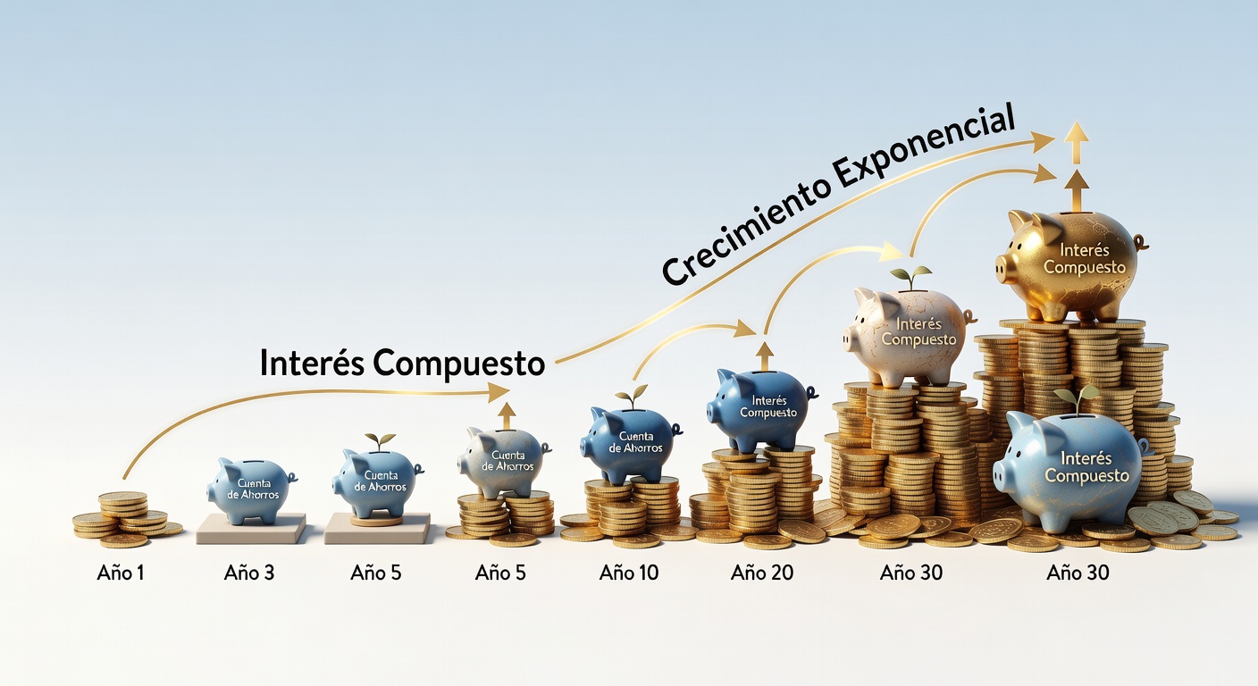 Crecimiento por interés compuesto
