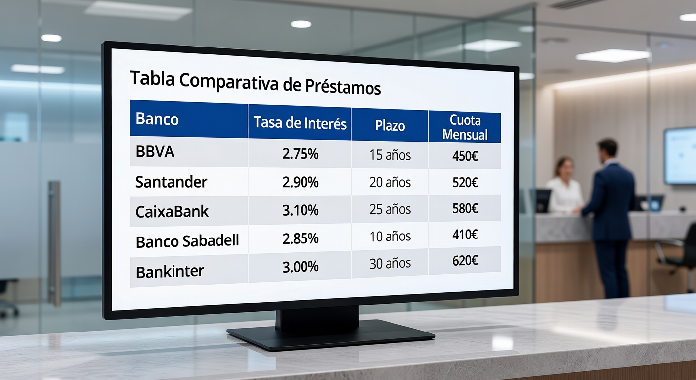 Comparación de préstamos